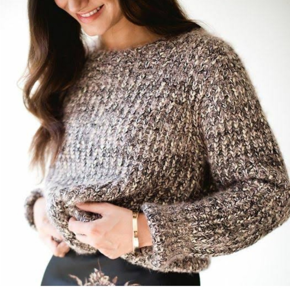 Gentle Fawn Taupe Lurex Sweater